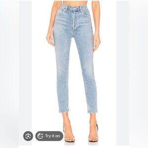 Agolde Nico High Rise Slim Fit Jeans in “Embark” / SIZE 24 / GREAT CONDITION